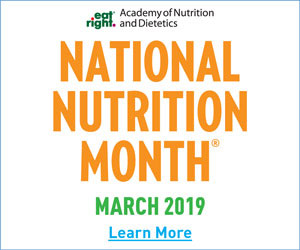 national nutriton month 2019 logo